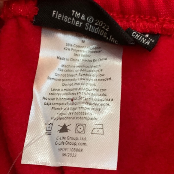 Betty Boop Graphic Sweatpants Brand New Size M - Picture 6 of 8